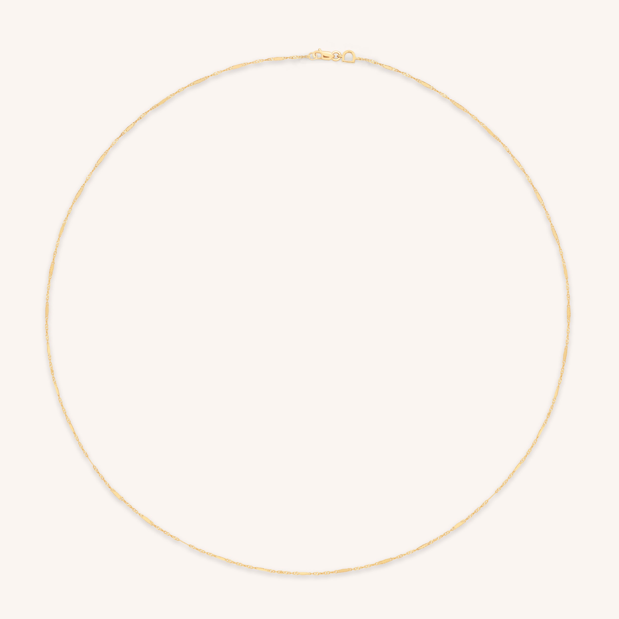 Astrid Story Chain Necklace in Solid Gold-Astrid & Miyu