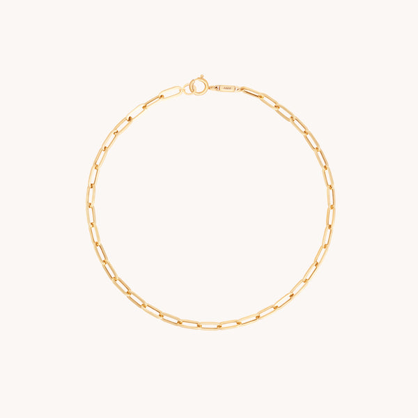 Piccadilly Chain Bracelet in Solid Gold-Astrid & Miyu