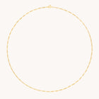 Soho Chain Necklace in Solid Gold-Astrid & Miyu