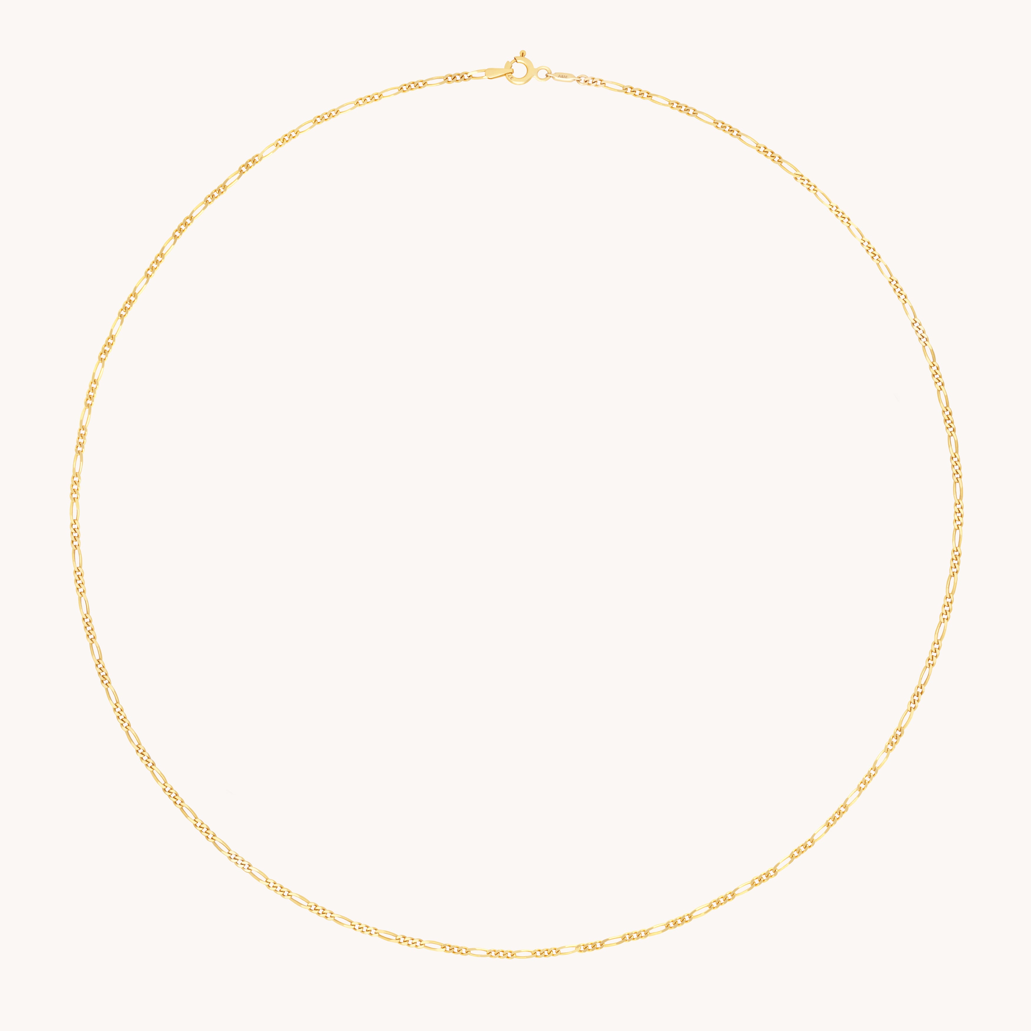 Soho Chain Necklace in Solid Gold-Astrid & Miyu