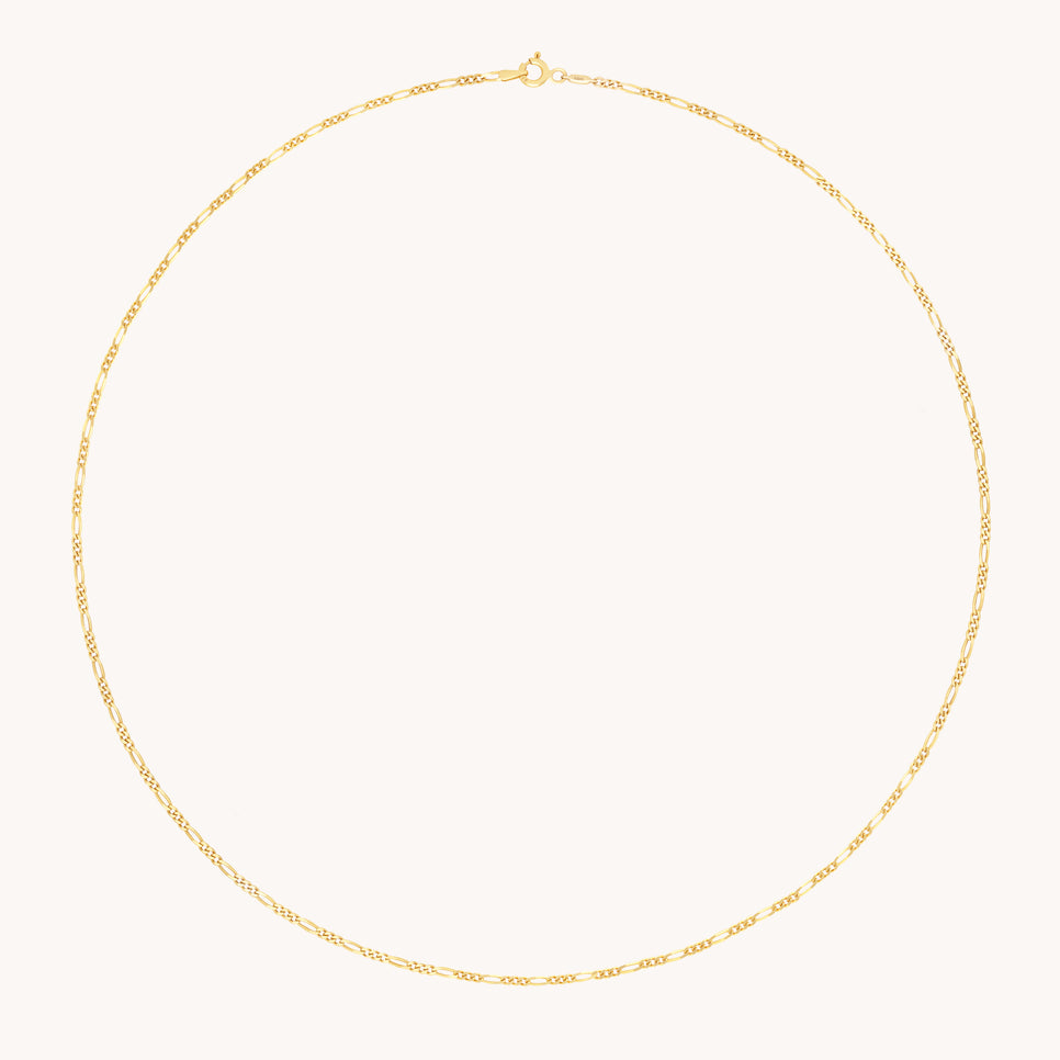 Soho Chain Necklace in Solid Gold-Astrid & Miyu