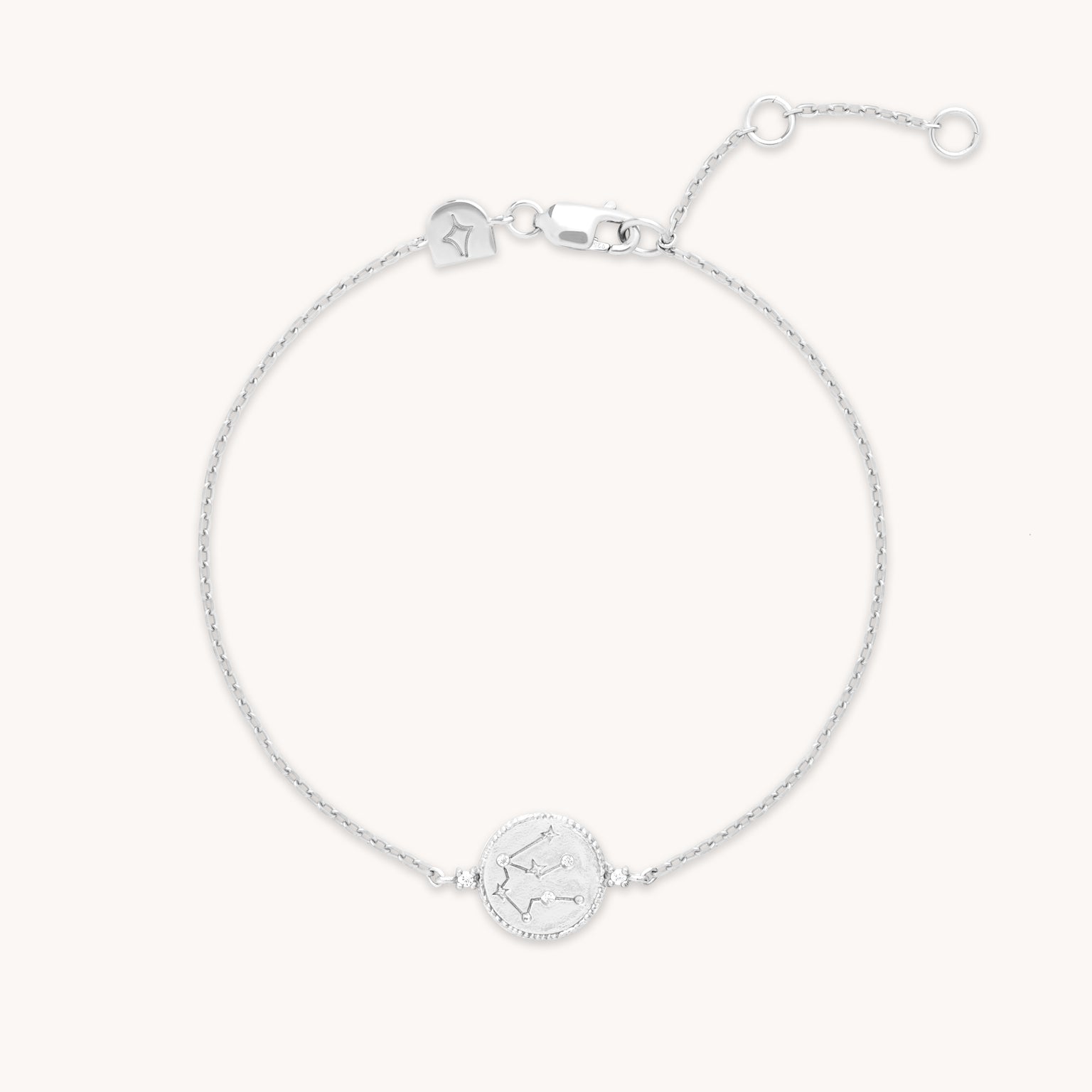 Aquarius Jewellery - Aquarius Zodiac Bracelet in Silver - Zodiac - Astrid & Miyu