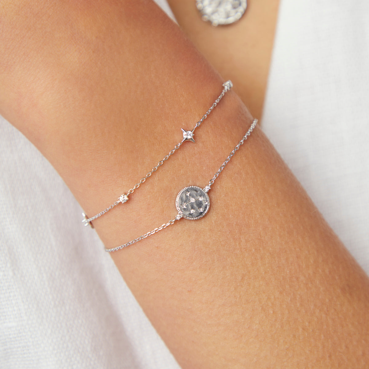 Aries Jewellery - Aries Zodiac Bracelet in Silver - Zodiac - Astrid & Miyu