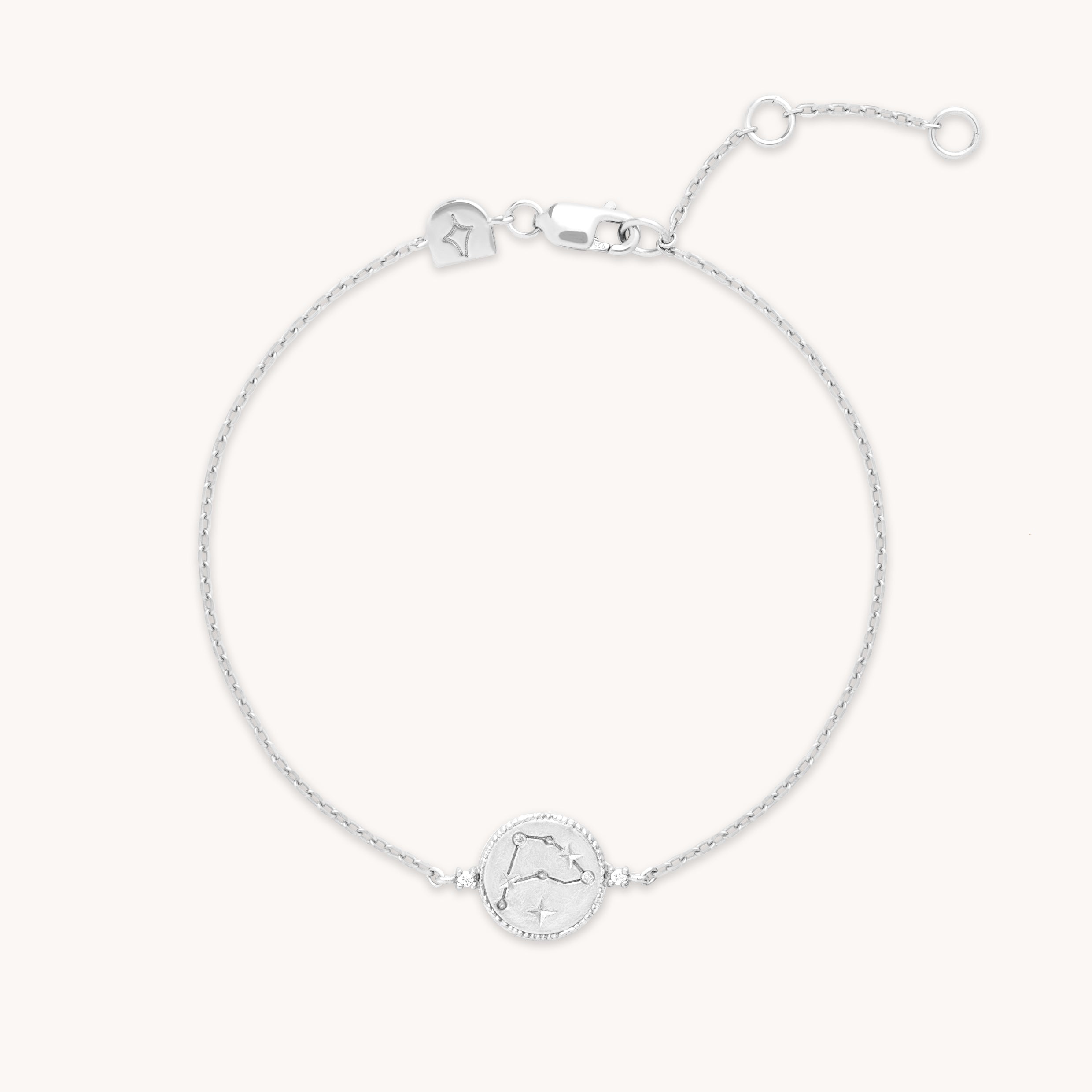 Bracelets - Capricorn Zodiac Bracelet in Silver - Zodiac - Astrid & Miyu