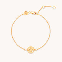 18k Gold Plated Jewellery - Gemini Zodiac Bracelet in Gold - Zodiac - Astrid & Miyu