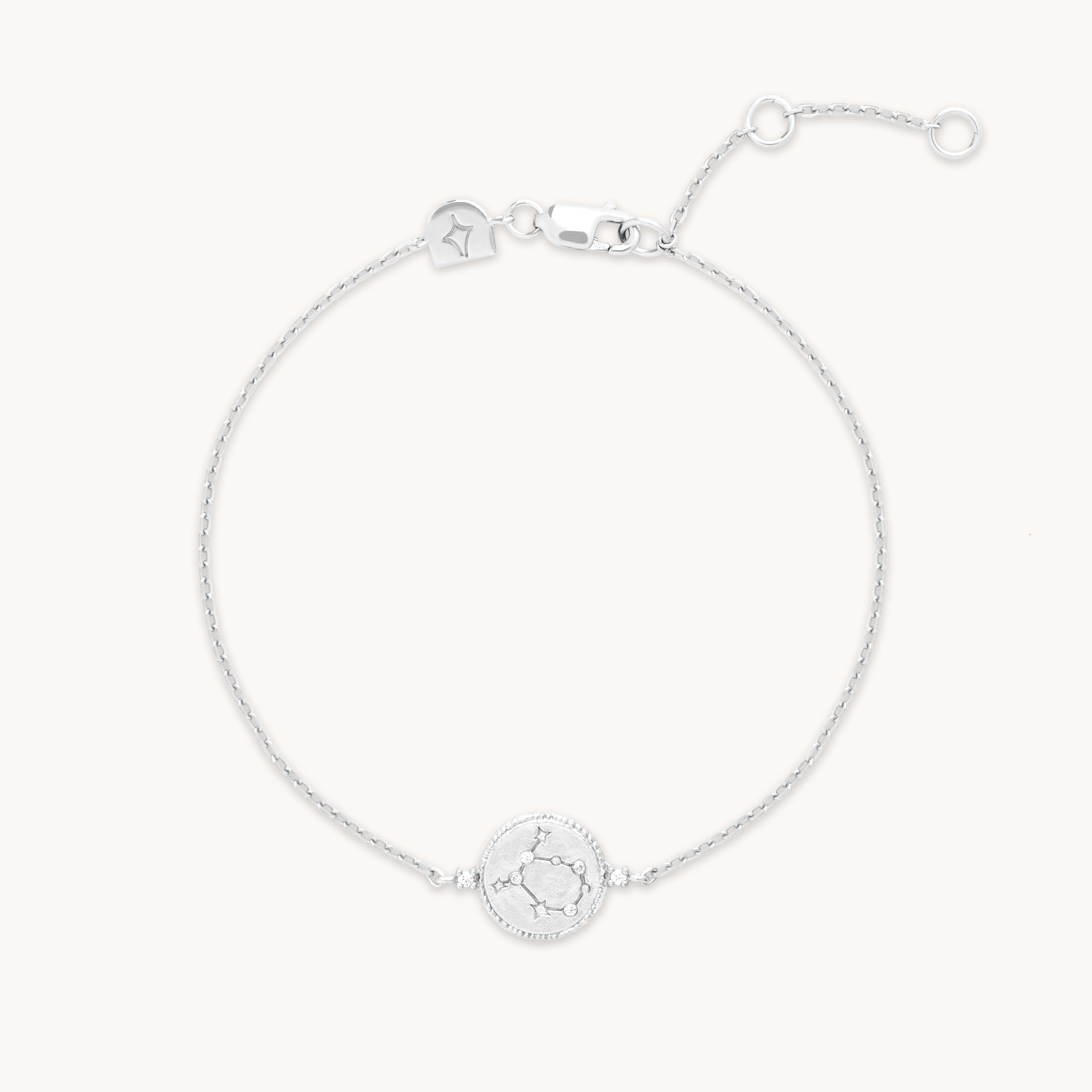 Bracelets - Gemini Zodiac Bracelet in Silver - Zodiac - Astrid & Miyu