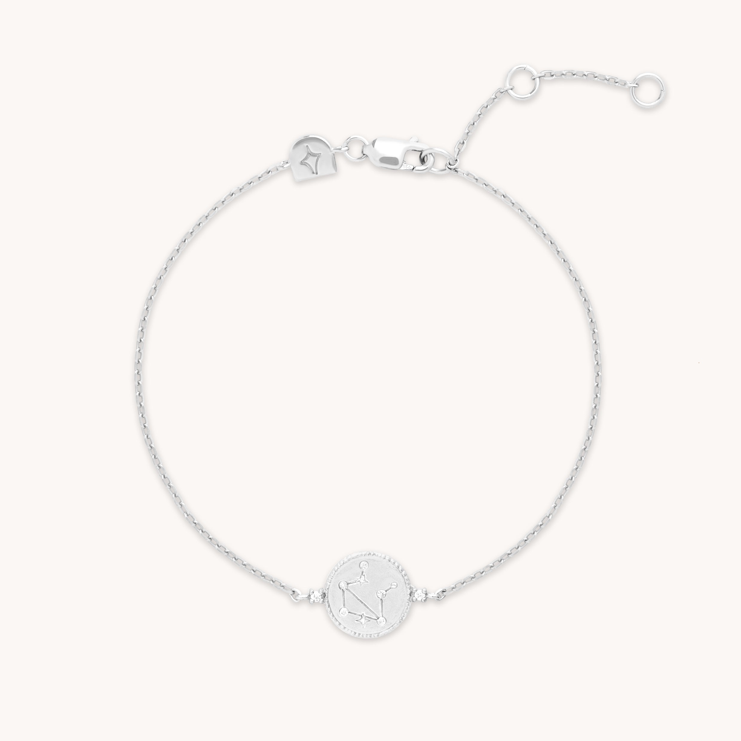 Bracelets - Libra Zodiac Bracelet in Silver - Zodiac - Astrid & Miyu