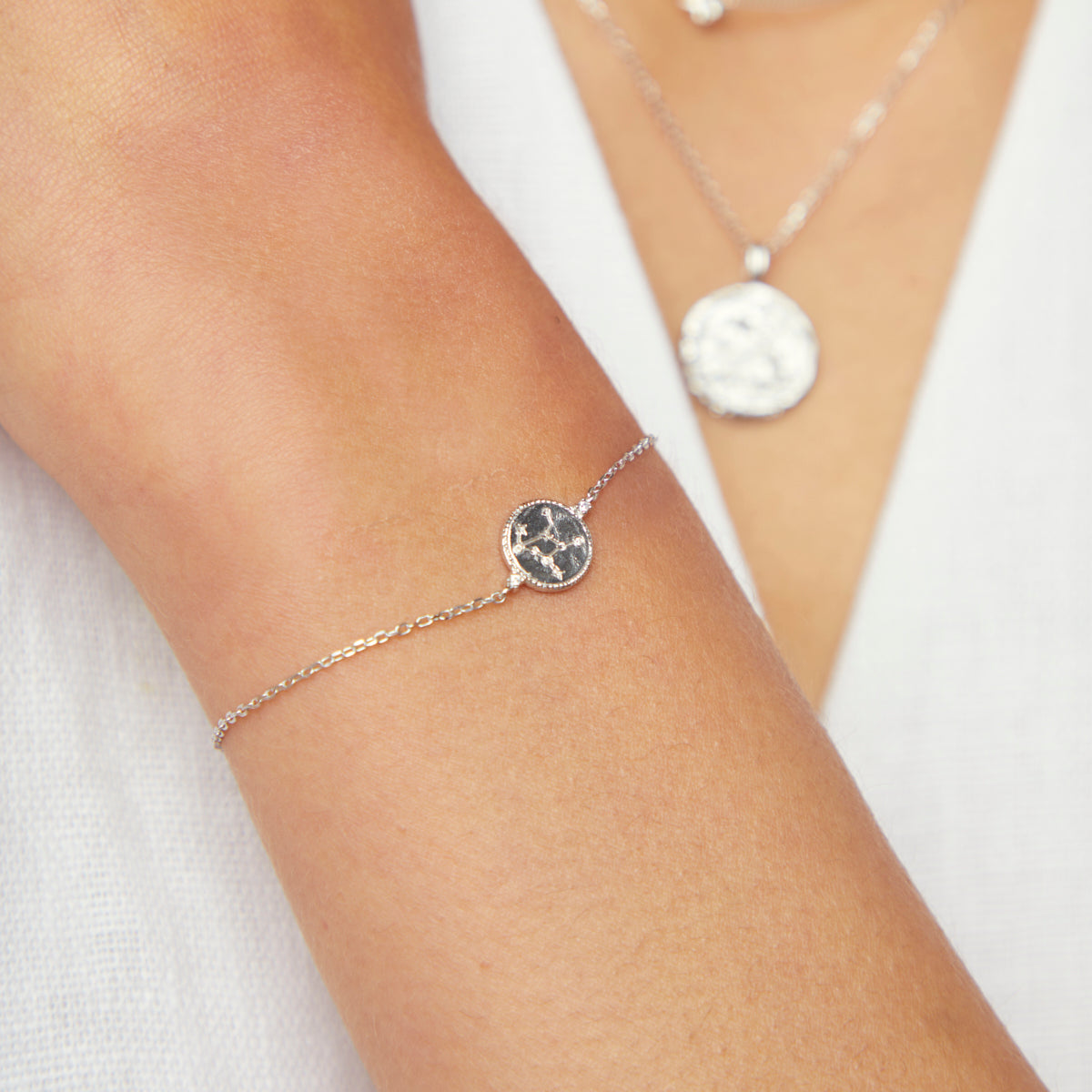 Bracelets - Virgo Zodiac Bracelet in Silver - Zodiac - Astrid & Miyu
