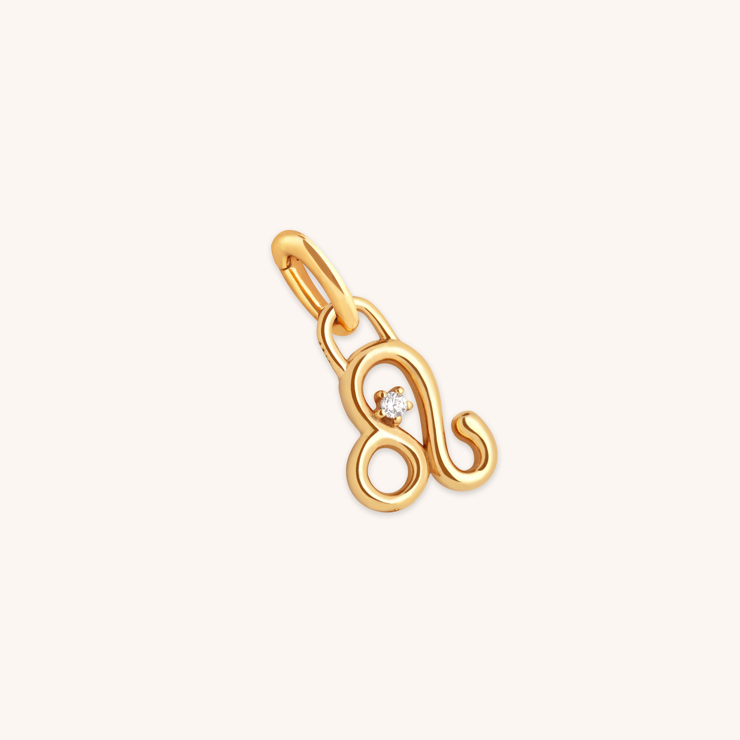 18k Gold Plated Jewellery - Leo Zodiac Talisman Charm in Gold - Talisman Charm - Astrid & Miyu