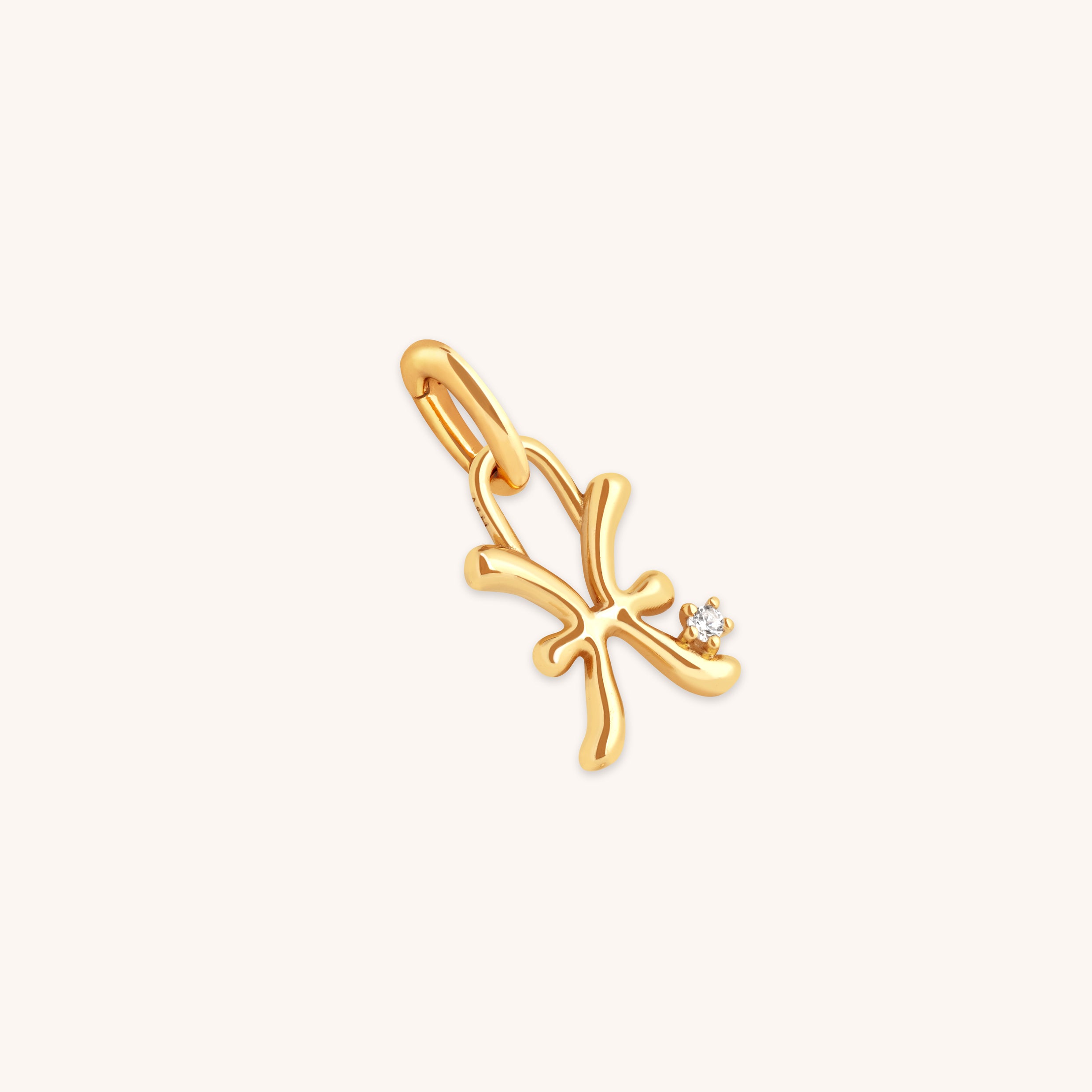 18k Gold Plated Jewellery - Pisces Zodiac Talisman Charm in Gold - Talisman Charm - Astrid & Miyu