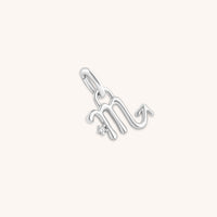 Hoop Charms - Scorpio Zodiac Talisman Charm in Silver - Talisman Charm - Astrid & Miyu