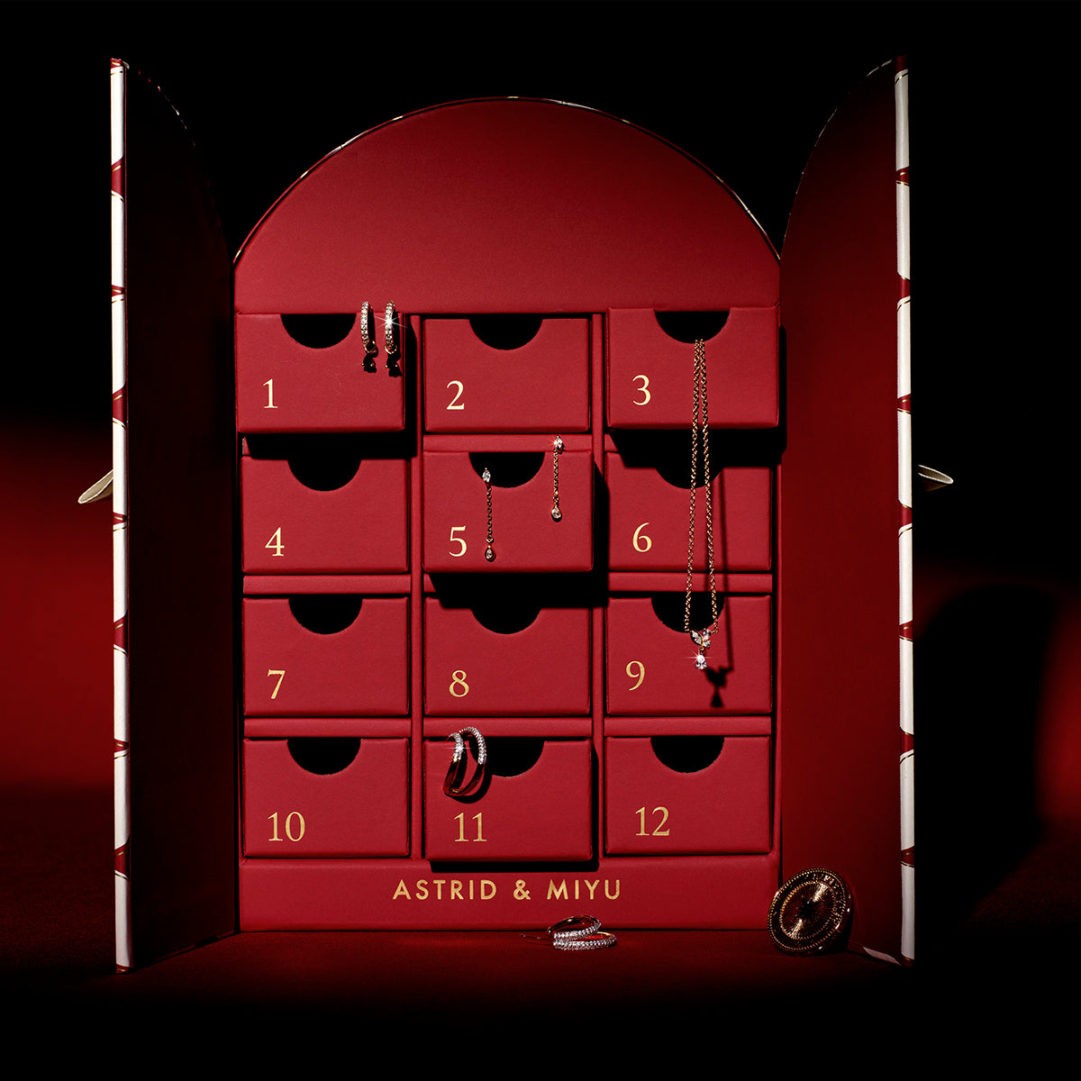 12 Day Advent Calendar in Gold-Astrid & Miyu