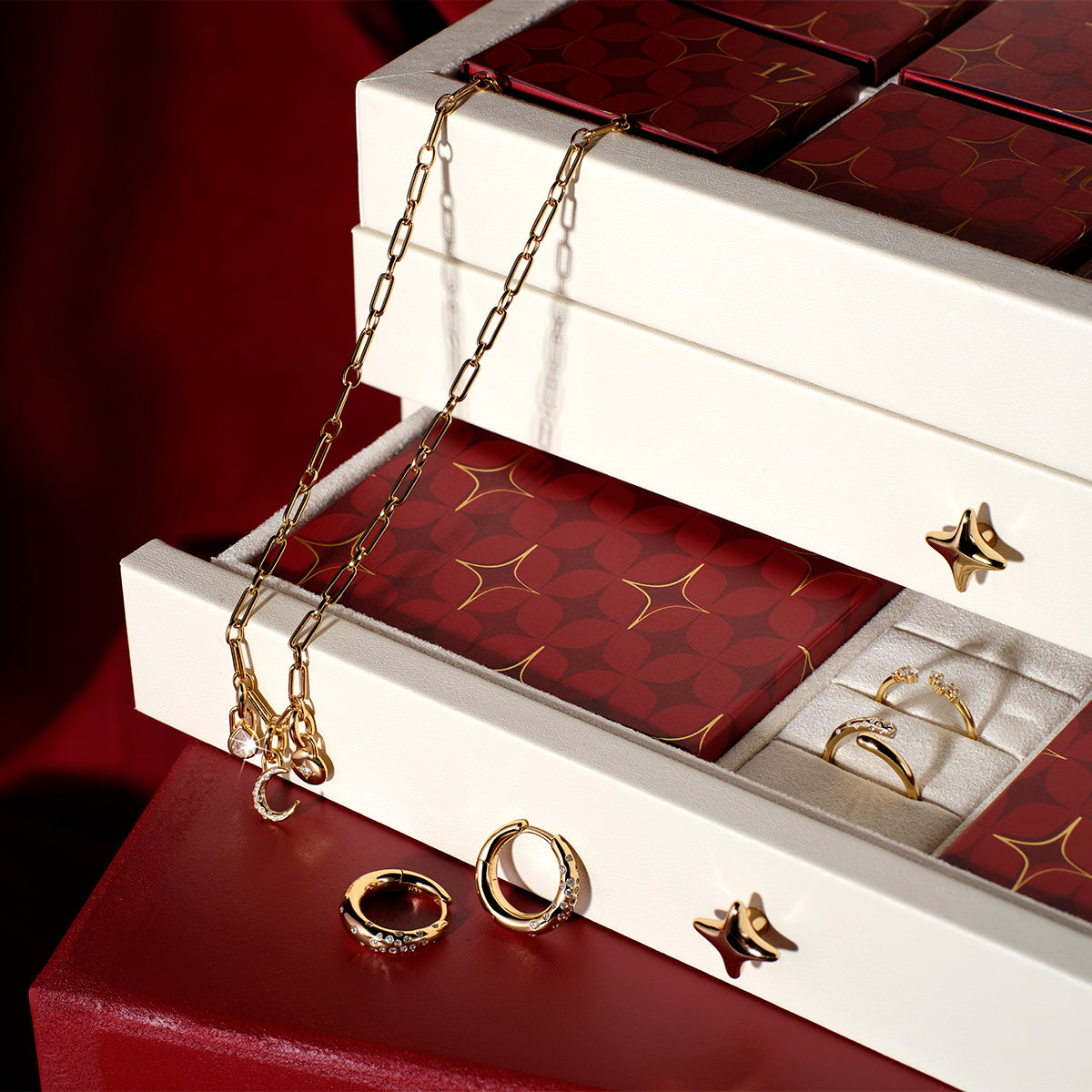 24 Day Advent Calendar in Gold-Astrid & Miyu