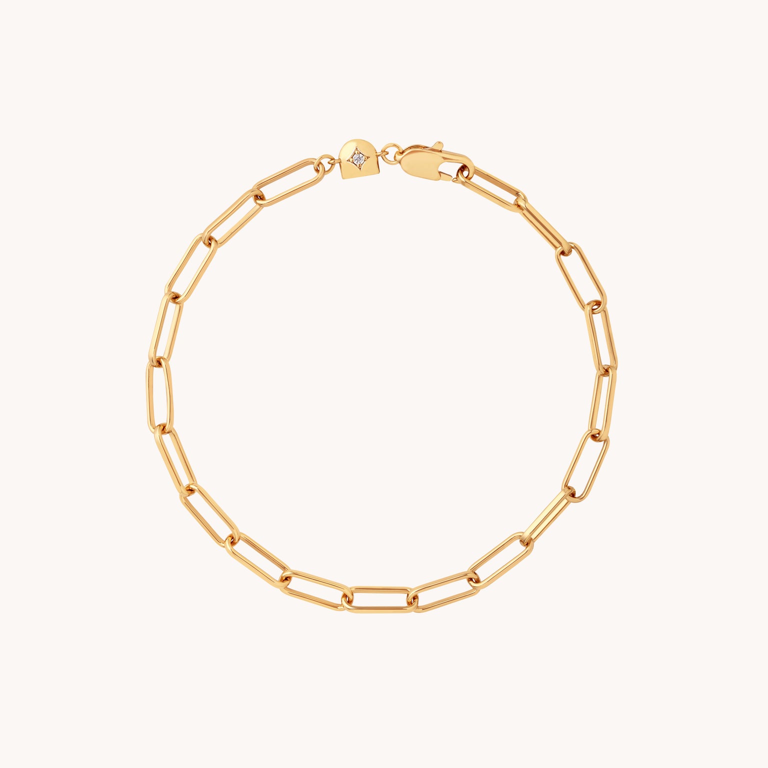 Bold Piccadilly Chain Bracelet in Gold-Astrid & Miyu