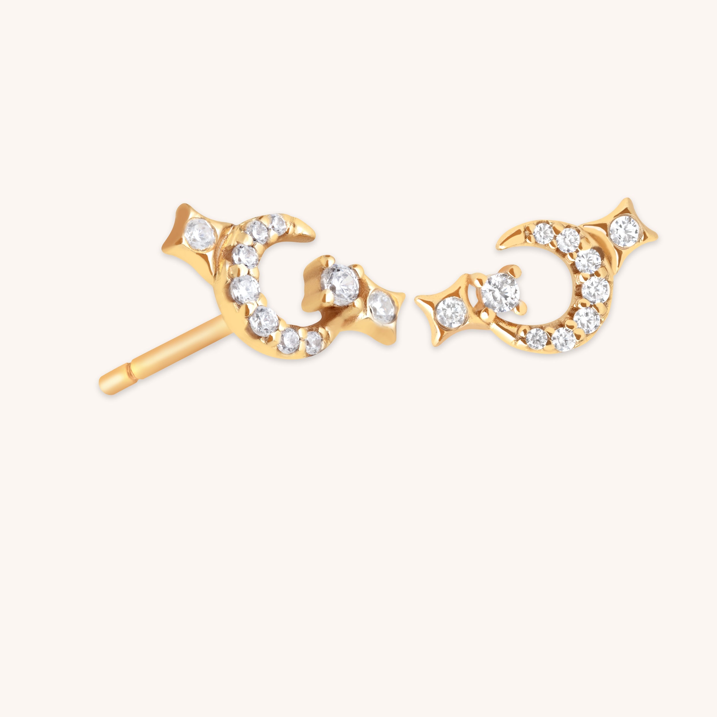 Shooting Star Studs in Gold-Astrid & Miyu