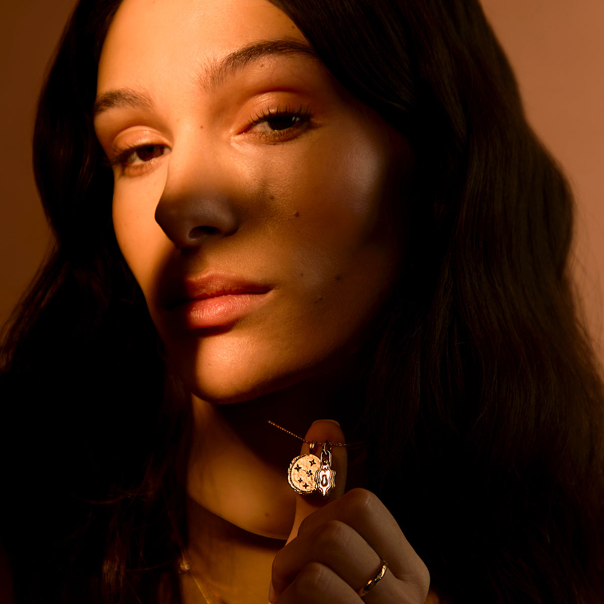 A&M x Hertility Vulva Charm in Gold-Astrid & Miyu