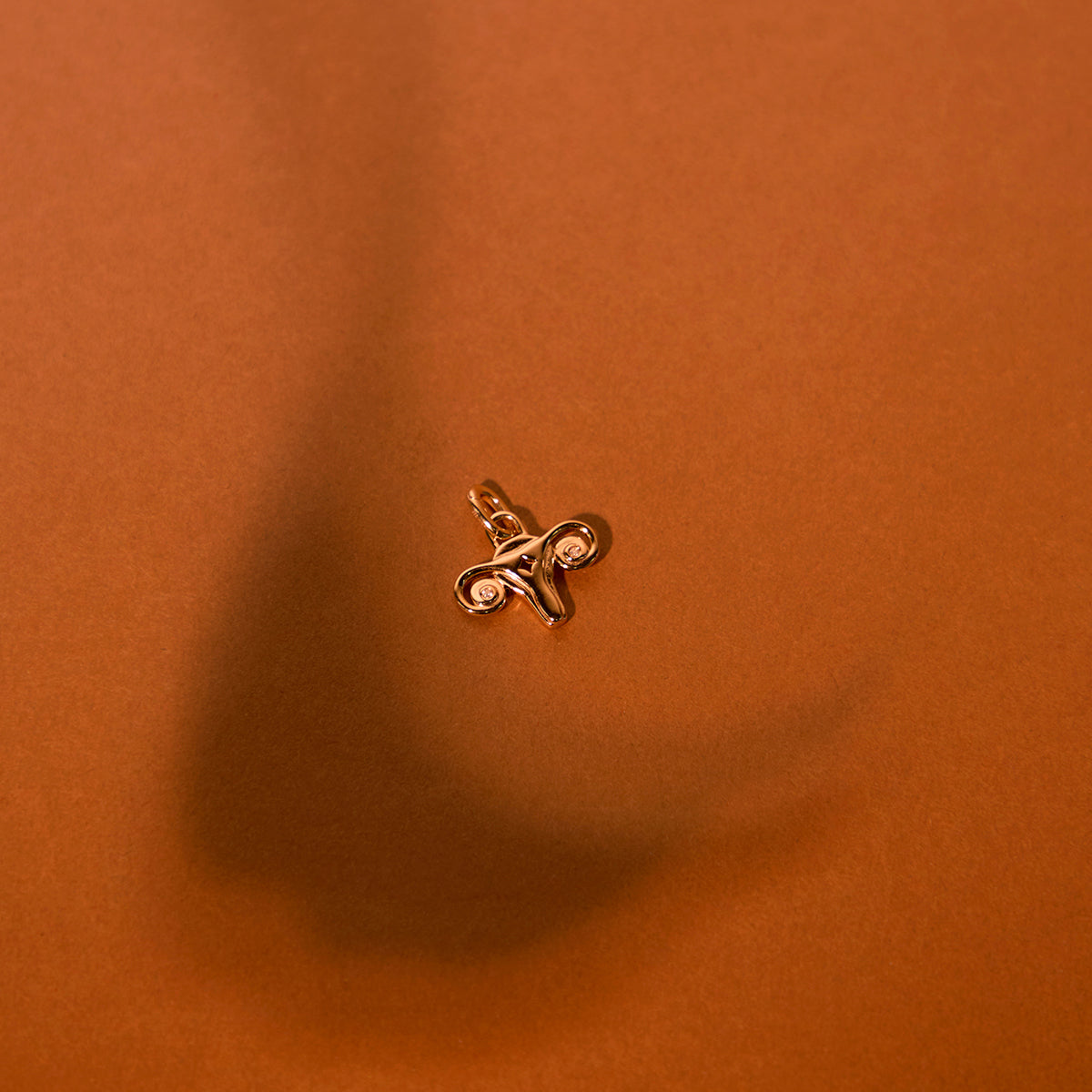 A&M x Hertility Uterus Charm in Gold-Astrid & Miyu