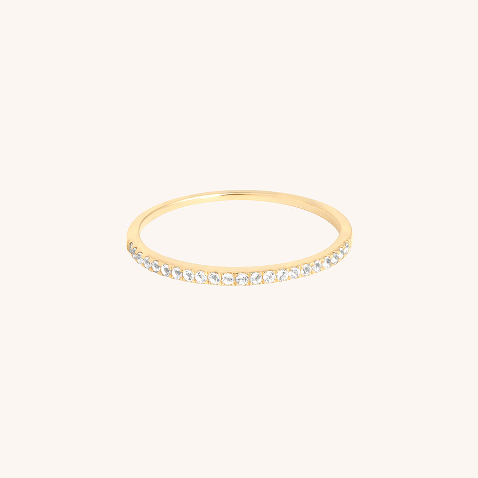 Diamond Eternity Ring in Solid Gold-Astrid & Miyu