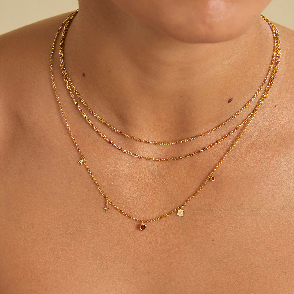 Eternity Collection - White Topaz Snake Charm 9k Gold - Welding Charms - Astrid & Miyu