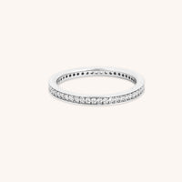 Crystal Stacking Ring in Silver-Astrid & Miyu