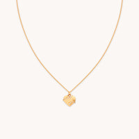 18k Gold Plated Jewellery - Heart & Snake Pendant Necklace in Gold - Pendant Necklace - Astrid & Miyu
