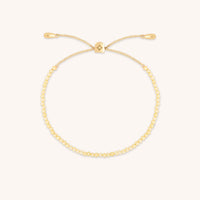 Citrine November Beaded Bracelet in Solid Gold-Astrid & Miyu