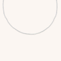 Topaz April Beaded Necklace in Solid Gold-Astrid & Miyu