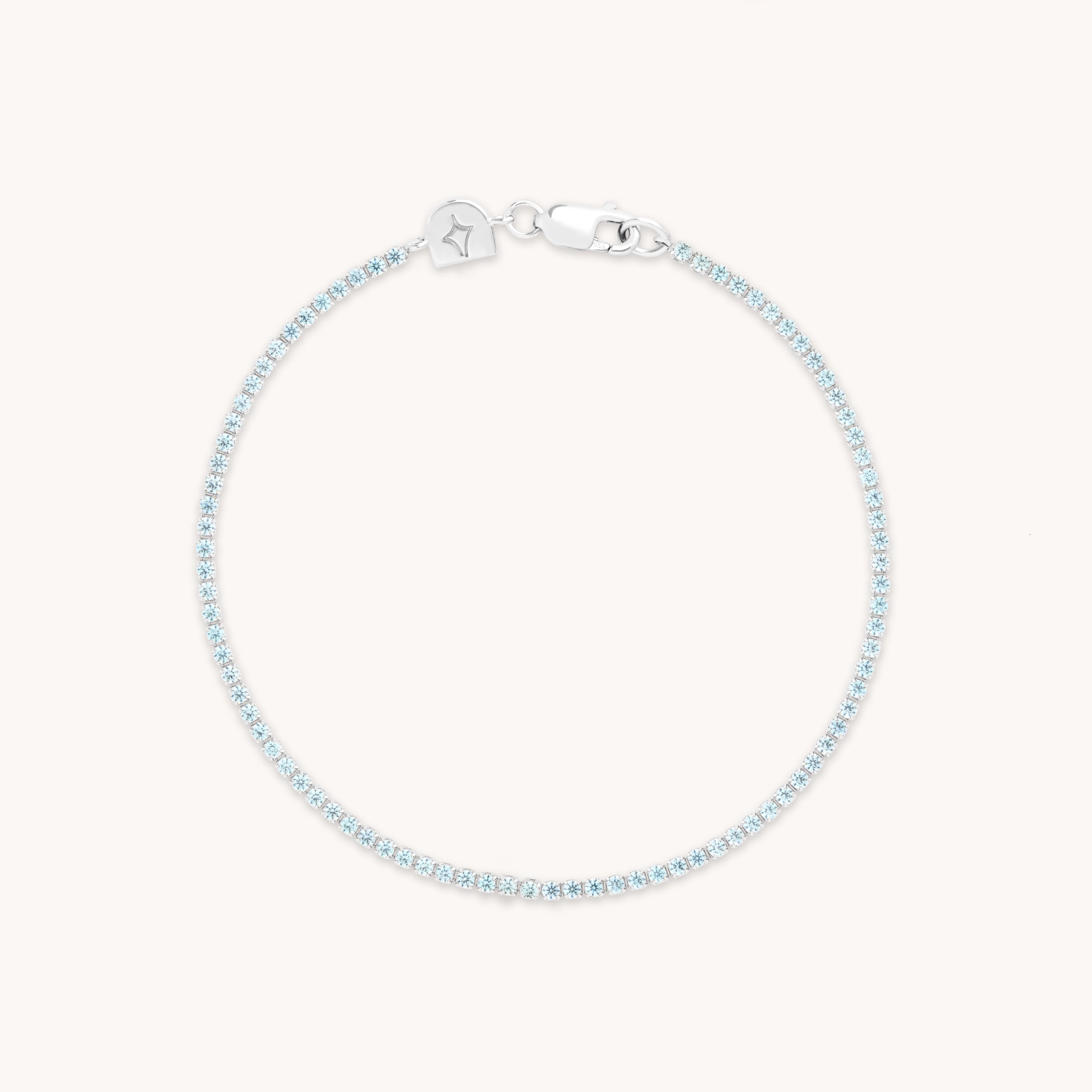 Blue Tennis Bracelet-Astrid & Miyu