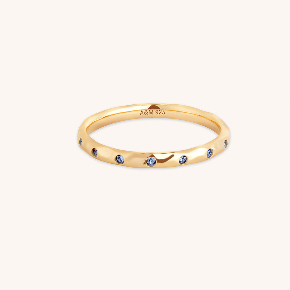 Molten Texture Opal Band Ring-Astrid & Miyu