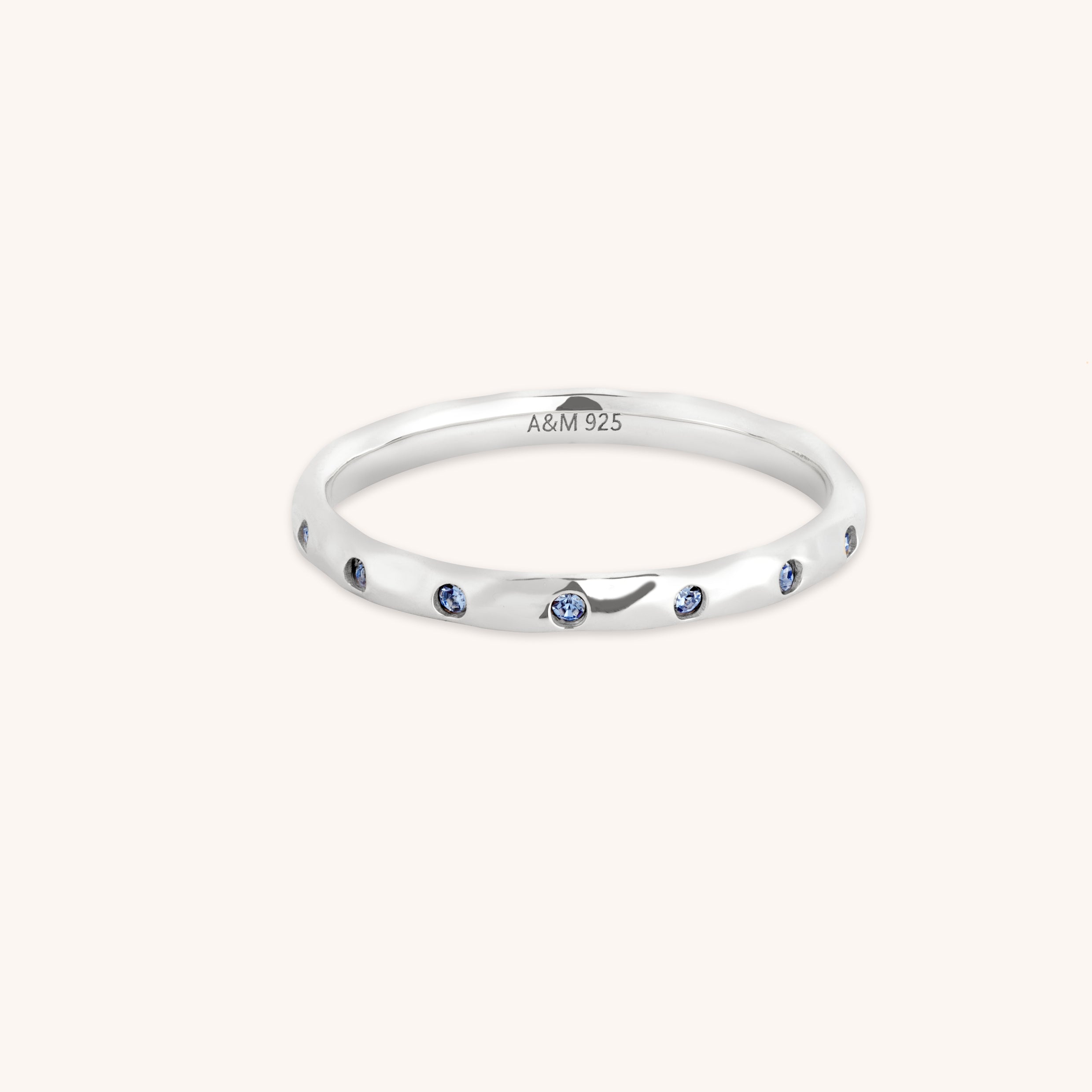 Molten Texture Opal Band Ring-Astrid & Miyu