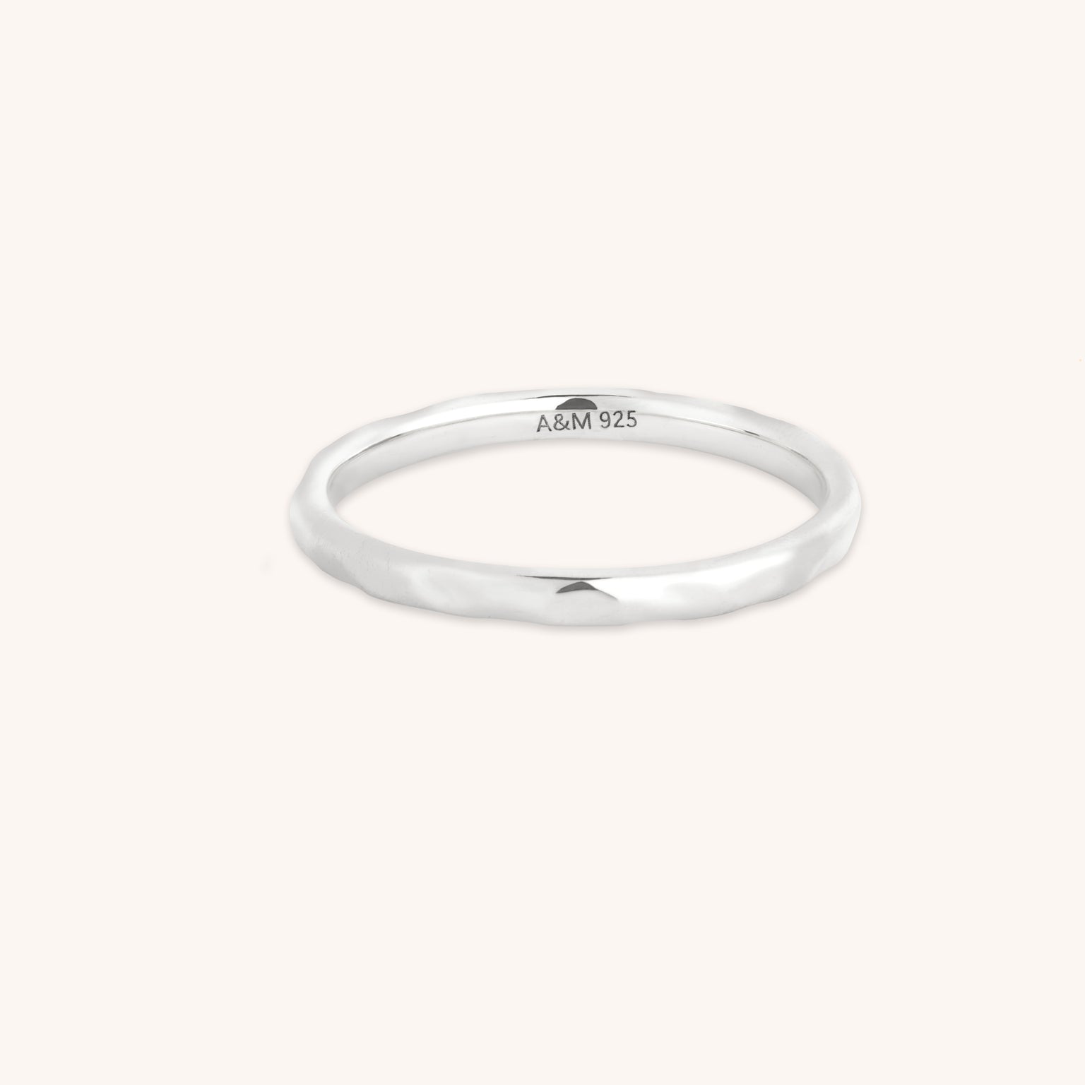 Molten Texture Band Ring-Astrid & Miyu