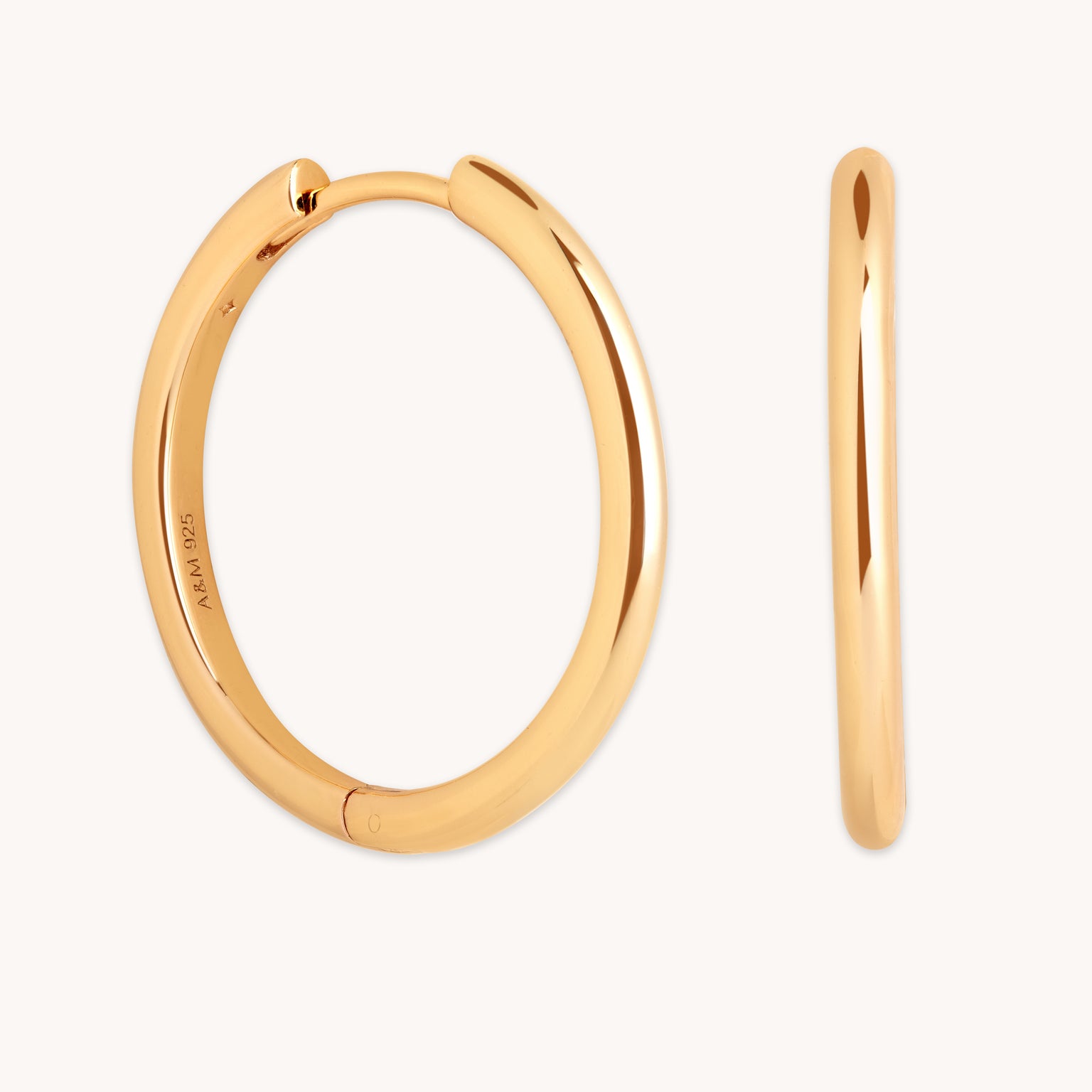 Essential Large Hoops in Gold-Astrid & Miyu