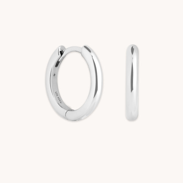 Essential Small Hoops in Silver-Astrid & Miyu