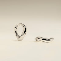 Wave Huggies in Silver-Astrid & Miyu