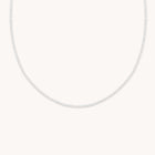 Tennis Chain Necklace in Silver-Astrid & Miyu