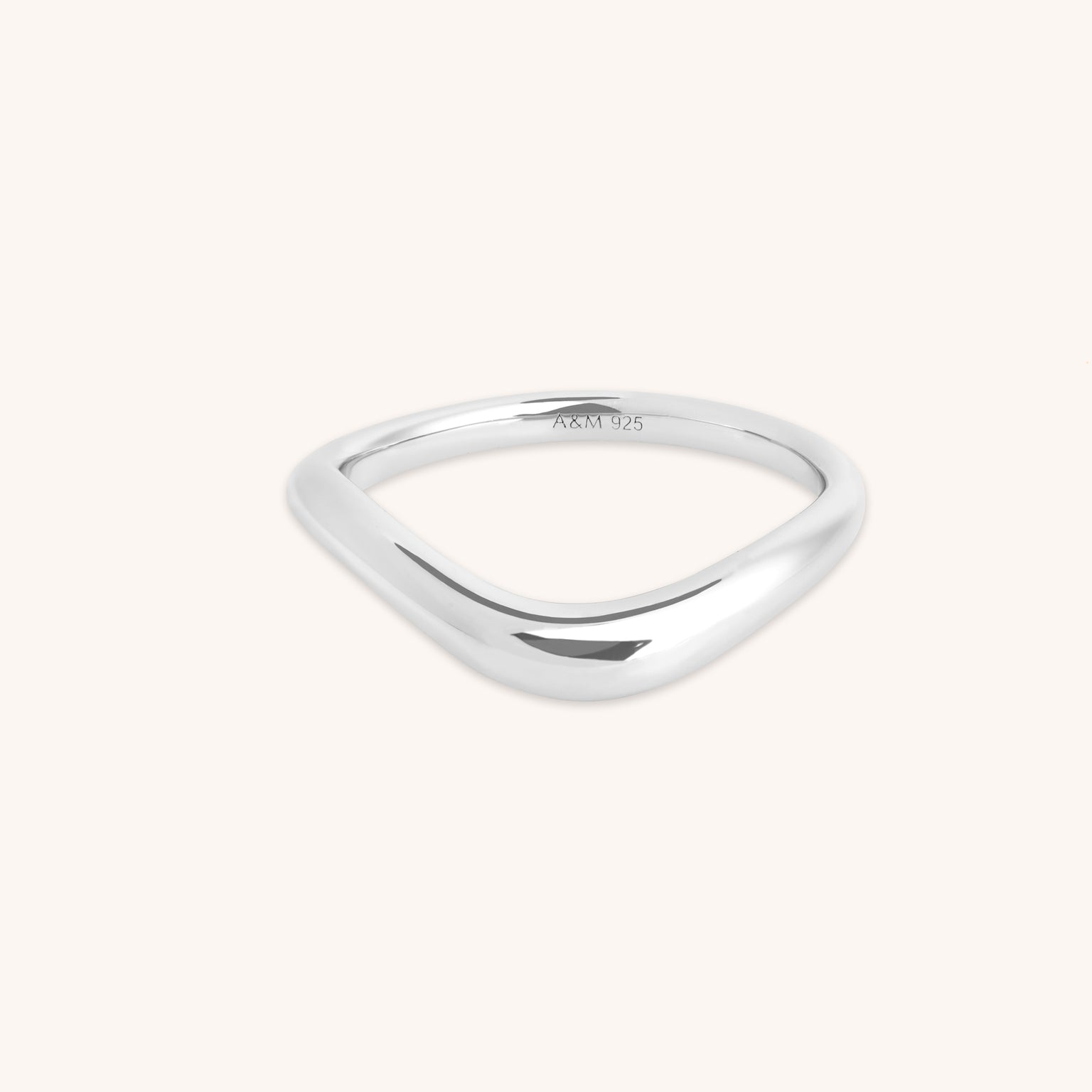 Wave Ring in Silver-Astrid & Miyu