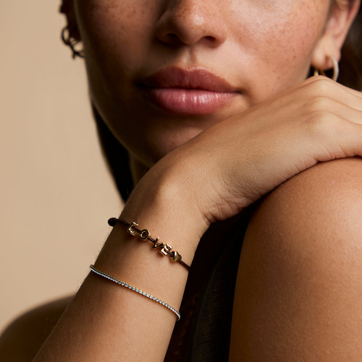 Story Strand Bracelet in Brown-Astrid & Miyu