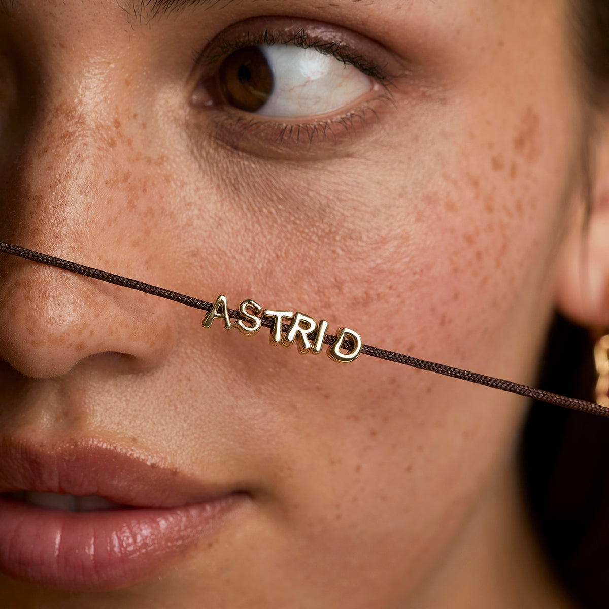 T Initial Click Charm in Solid Gold-Astrid & Miyu