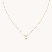 Opal Cluster Pendant in Solid Gold-Astrid & Miyu