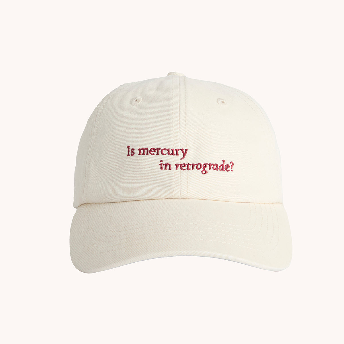 Mercury in Retrograde Cap in Pearl Blush-Astrid & Miyu