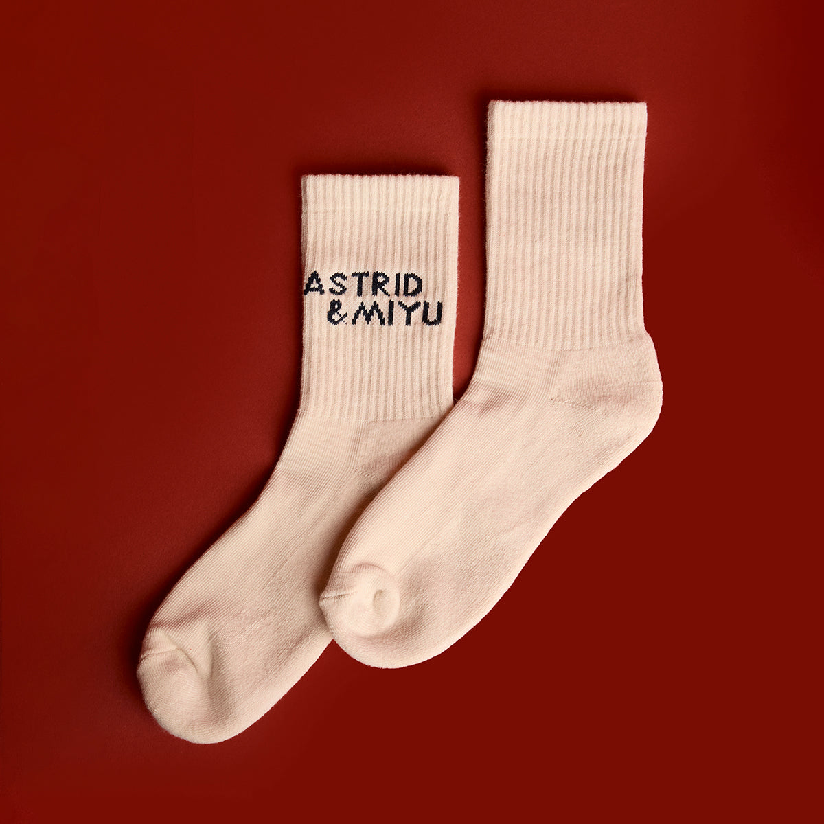 Festive Socks in Pearl Blush-Astrid & Miyu