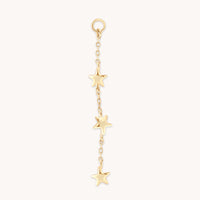 Multi Star Piercing Chain in Solid Gold-Astrid & Miyu