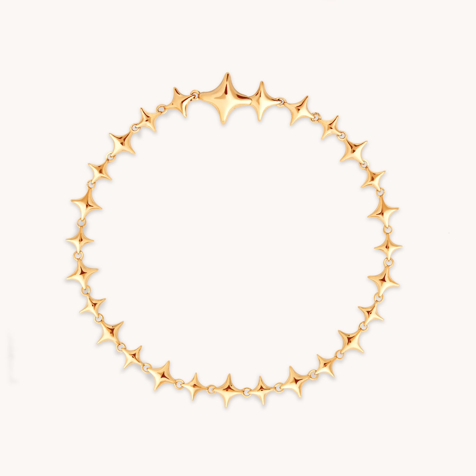 Cosmic Star Chain Bracelet in Gold-Astrid & Miyu