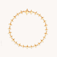 Cosmic Star Chain Bracelet in Gold-Astrid & Miyu
