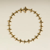 Cosmic Star Chain Bracelet in Gold