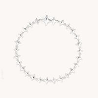 Cosmic Star Chain Bracelet in Silver-Astrid & Miyu