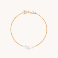 Crystal Scatter Bracelet in Gold-Astrid & Miyu