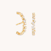 Orbit Crystal Studs in Gold-Astrid & Miyu