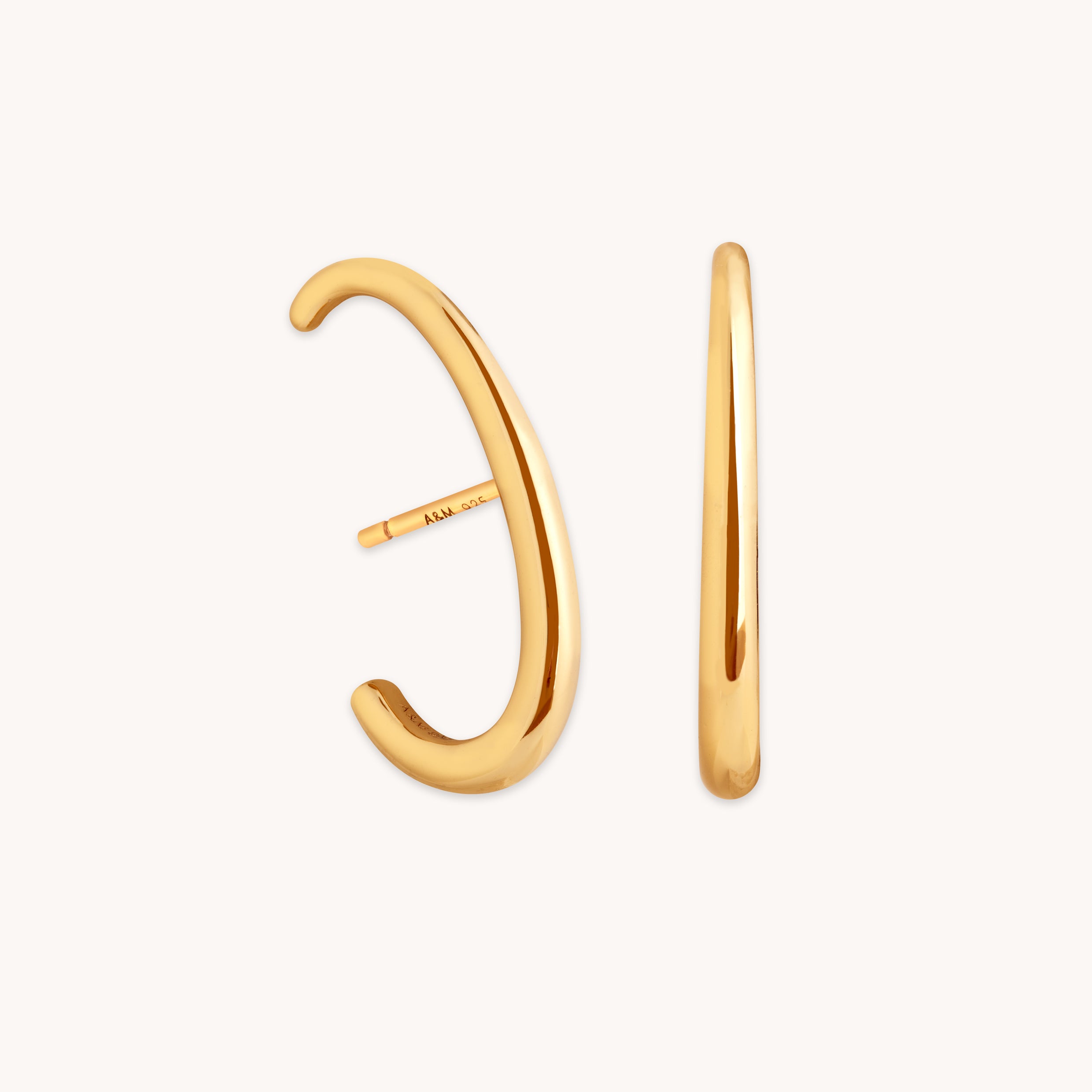 Orbit Dome Studs in Gold-Astrid & Miyu
