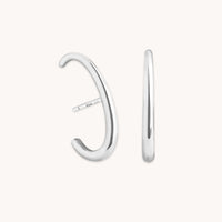 Orbit Dome Stud in Silver-Astrid & Miyu